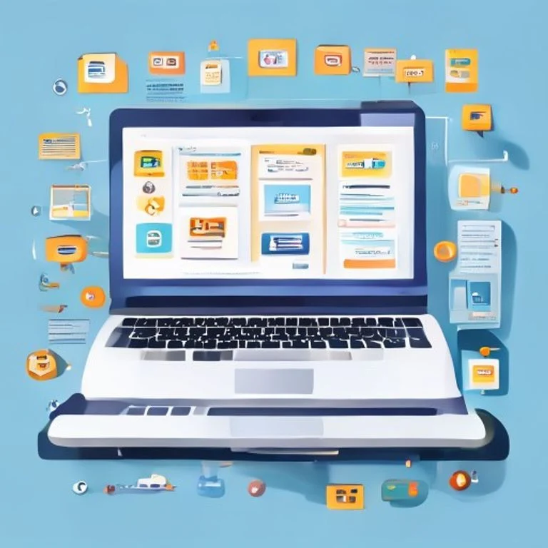 how to start a website step by step guide illustration